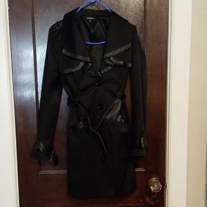 BEBE belted leather Jacket